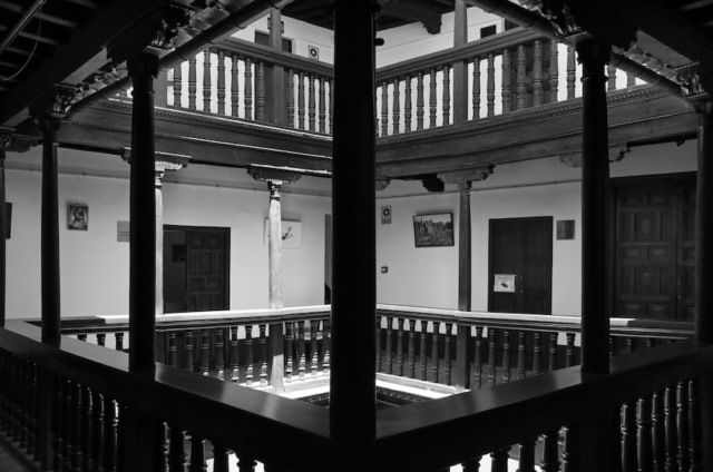 Patio interior de la casa de porras